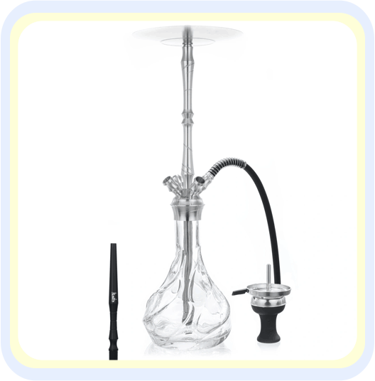 ALADIN SHISHA MVP 670 EDELSTAHLSHISHA VIER ANSCHLÜSSE ALADIN SHISHA MVP 670 EDELSTAHLSHISHA VIER ANSCHLÜSSE