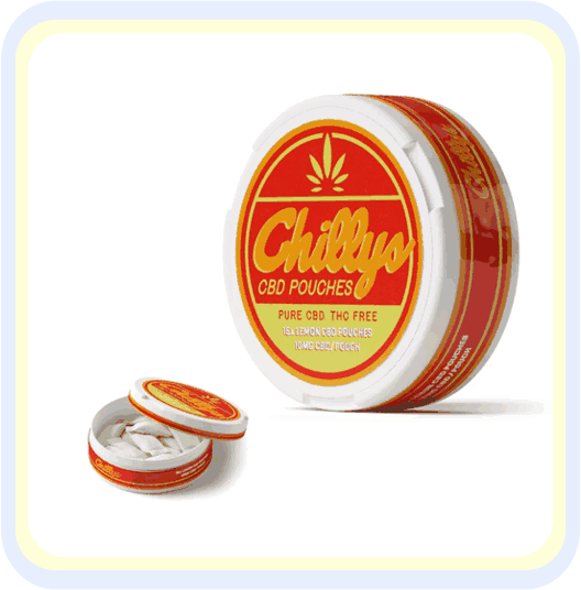 CHILLYS CBD POUCHES 150MG CANNABIDIOL CHILLYS CBD POUCHES 150MG CANNABIDIOL