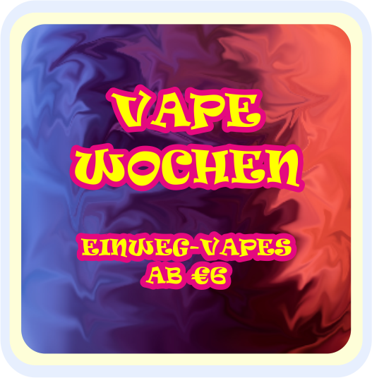 EINWEG-VAPE WOCHEN IM RAUCHHAUS BINDLACH EINWEG-VAPE WOCHEN IM RAUCHHAUS BINDLACH
