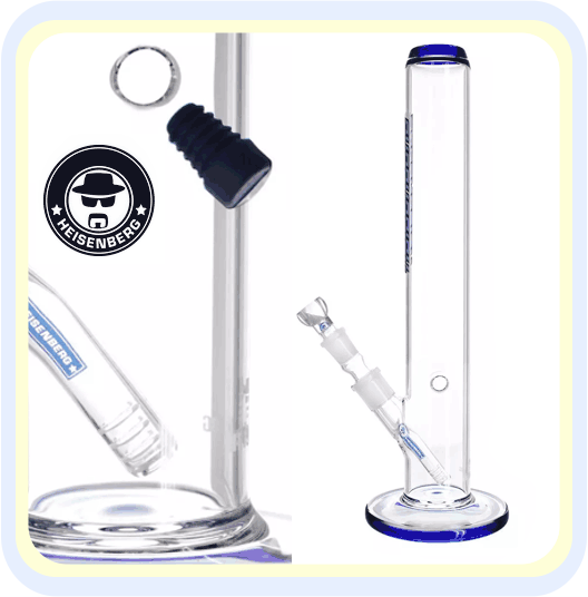 HEISENBERG GLASBONG PLAYER - GLAS HEISENBERG GLASBONG PLAYER - GLAS