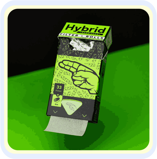 HYBRID FILTER HALB ZELLSTOFF HALB AKTIVKOHLE MIT ROLLS HYBRID FILTER HALB ZELLSTOFF HALB AKTIVKOHLE MIT ROLLS