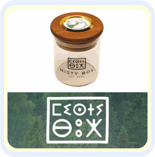 MISTY BOX PREMIUMPRODUKTE AUS WALNUSSHOLZ AUFBEWAHRUNGSDOSE MIT HYGROMETER