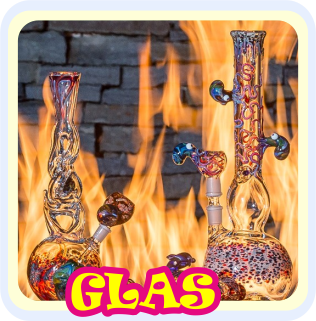 GLASBONGS im RAUCHHAUS