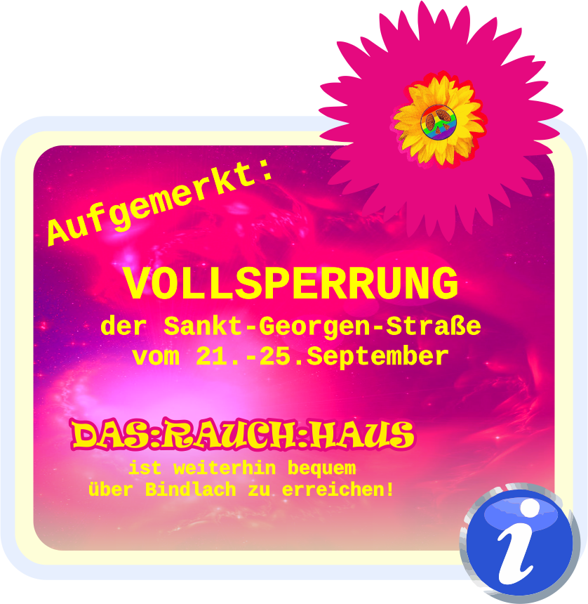VOLLSPERRUNG Sankt Georgen-Strasse 21 - 25 September 2026
